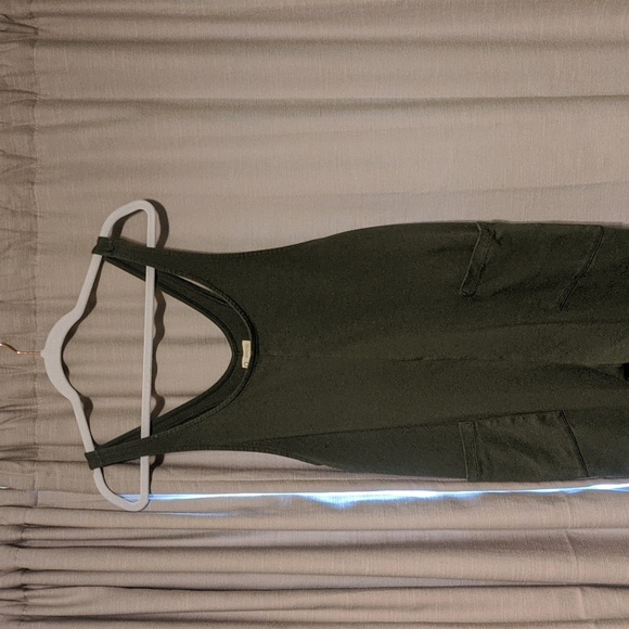 Long Relaxing Romper - Dark Green - Picture 4 of 5
